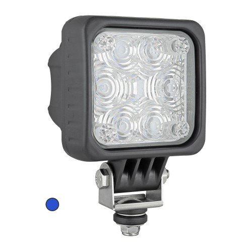 FARO DE SEGURIDAD E ILUMINACIÓN PARA FUMIGADORAS LED AZUL 12W 12/24V WESEM CUK1.48800