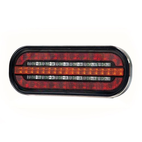 PILOTO TRASERO LED 3 FUNCIONES 12/24V FRISTOM FT-320 LED DI INDICADOR DINÁMICO 