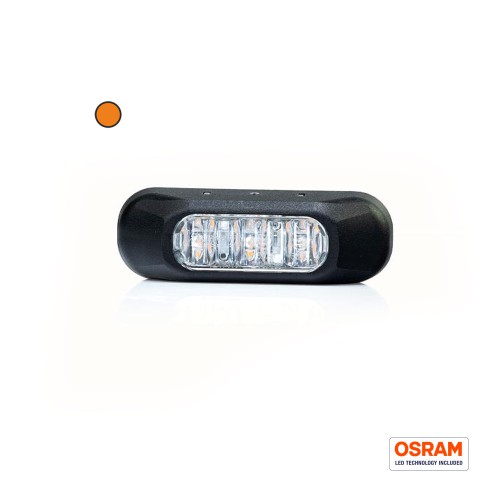 PILOTO ESTROBOSCÓPICO LED AMBAR 12/24V  FRISTOM FT-210 LED