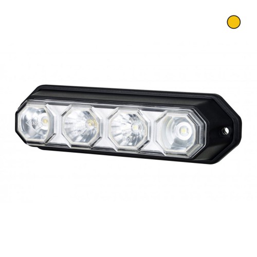 PILOTO ESTROBÓCÓPICO LED AMBAR 12/24V HORPOL HOR 78 LDO 2258