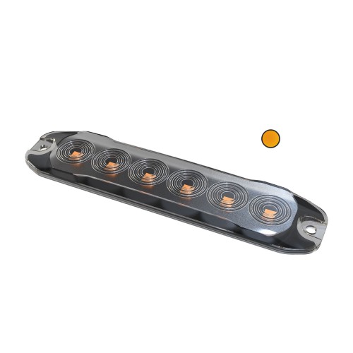 PILOTO ESTROBOSCÓPICO LED AMBAR 12/24V STW04A