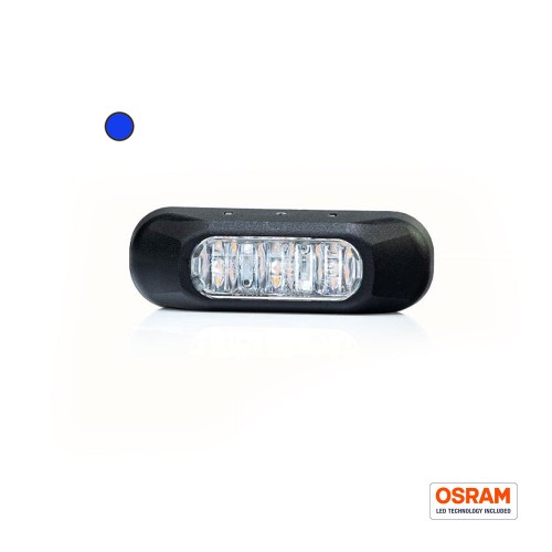 PILOTO ESTROBOSCÓPICO LED AZUL 12/24V  FRISTOM FT-210 N LED