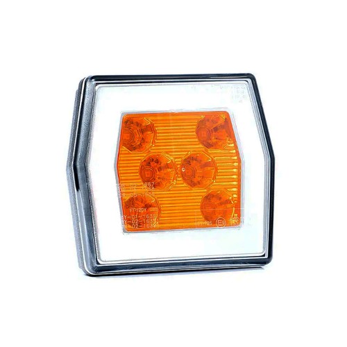 PILOTO DELANTERO LED 2 FUNCIONES 12/24V FRISTOM FT-125 LED