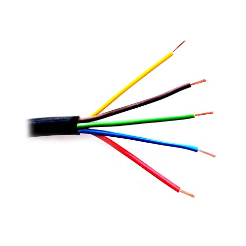 MANGUERA DE CABLE 5X0,75mm² 