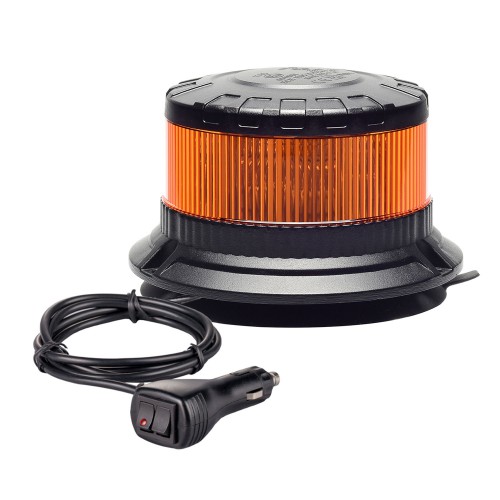 ROTATIVO / DESTELLANTE LED 12/24V 3 FUNCIONES BASE IMANTADA SUITRON STORMMAG ST828M