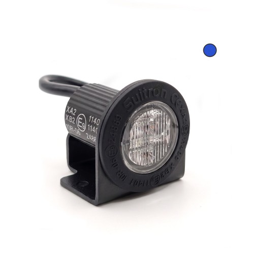 Suitron StrobeCore 1.5 ST15B luz LED estroboscópica azul con soporte