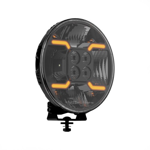 FARO LED 9" 160W 12/24V + LUZ POSICIÓN DUAL BLANCO/AMBAR SUITRON X9 ST1215R