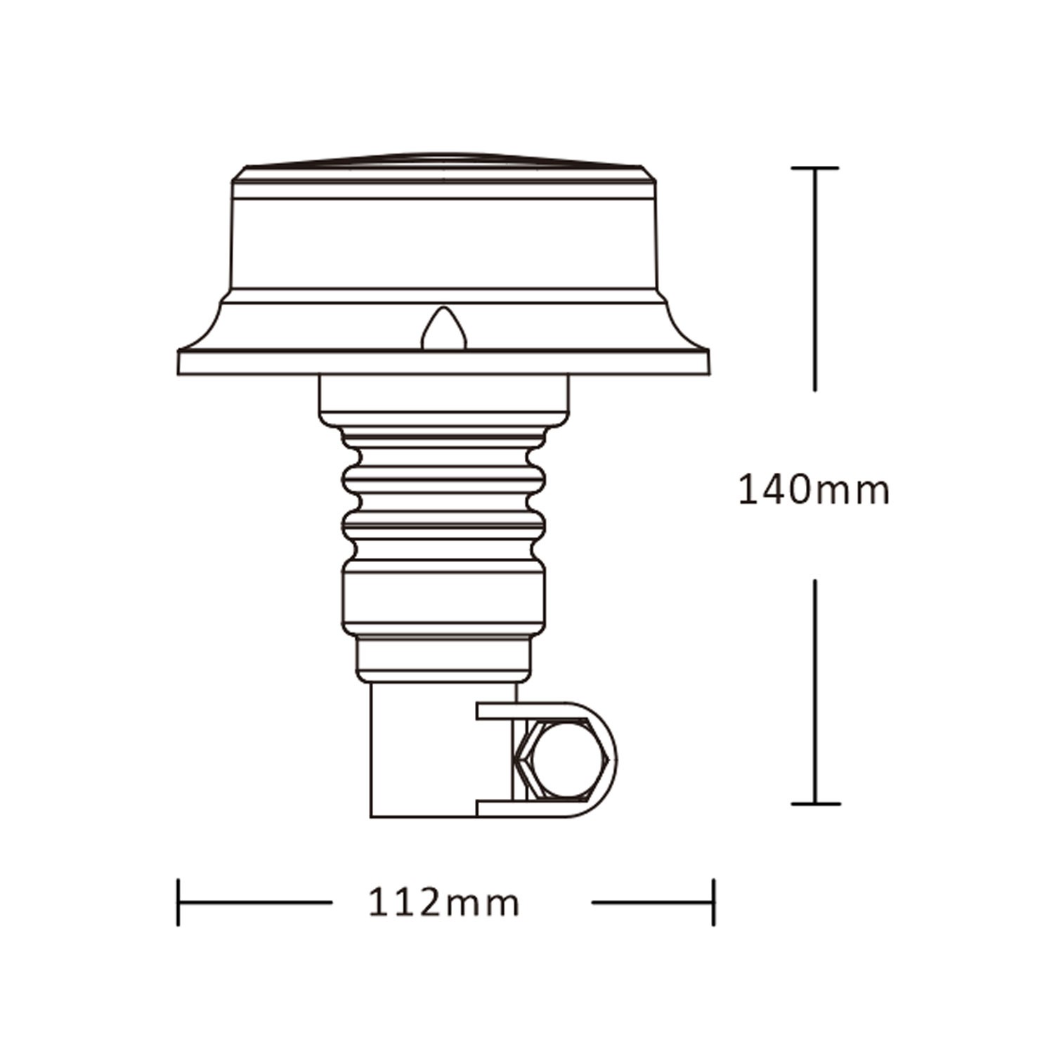 FARO DESTELLANTE LED BASE FLEXIBLE 12/24V ALR0057