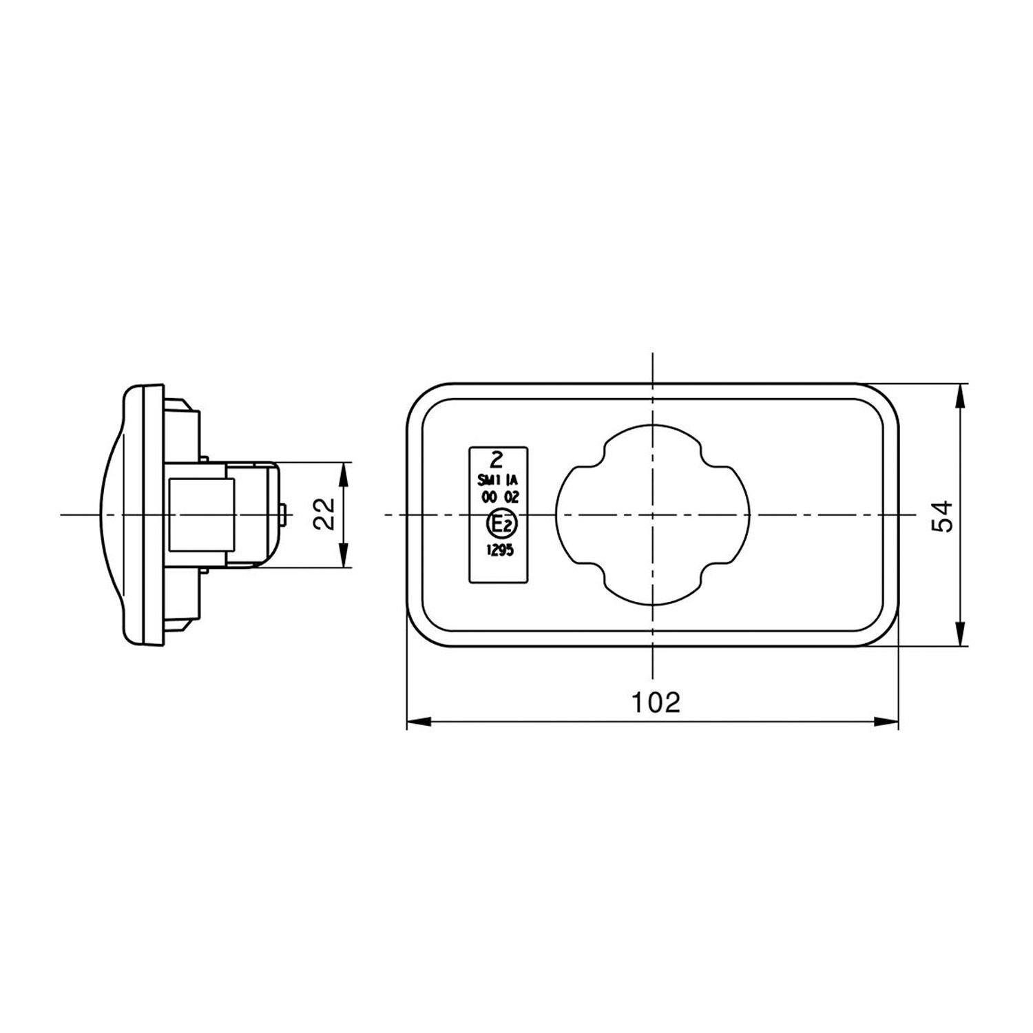PILOTO LATERAL LED 24V ORIGINAL VOLVO / RENAULT VIGNAL SMD00 198620 