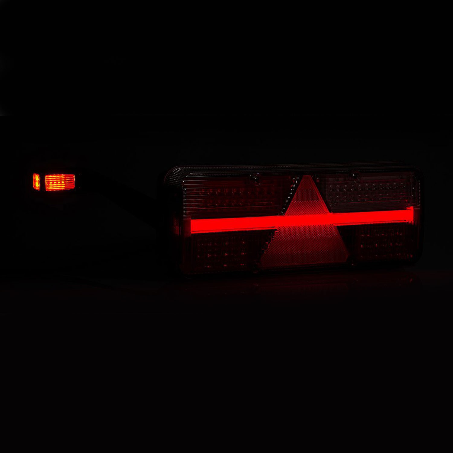 PILOTO TRASERO LED 6 / 7 FUNCIONES 12/24V INDICADOR DINÁMICO FRISTOM FT-500 LED + FT-145 LED