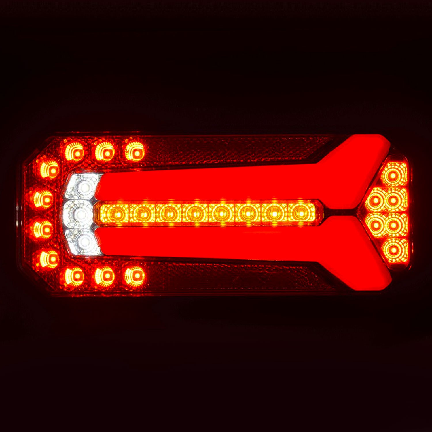 PILOTO TRASERO LED 6 / 7 FUNCIONES 12/24V WAS W150 DD