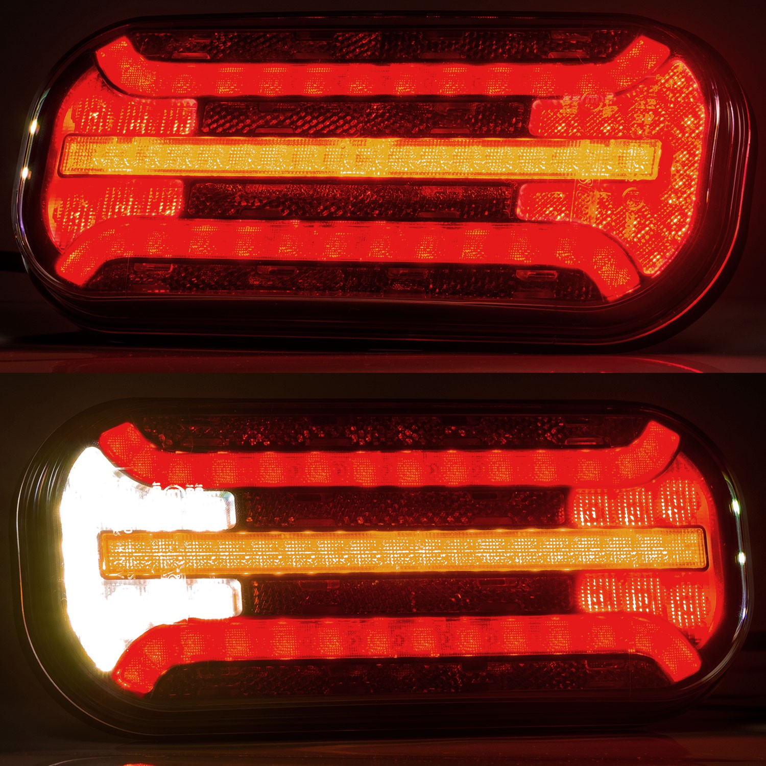 PILOTO TRASERO LED 6 FUNCIONES 12/24V FRISTOM FT-230 LED INDICADOR DINÁMICO