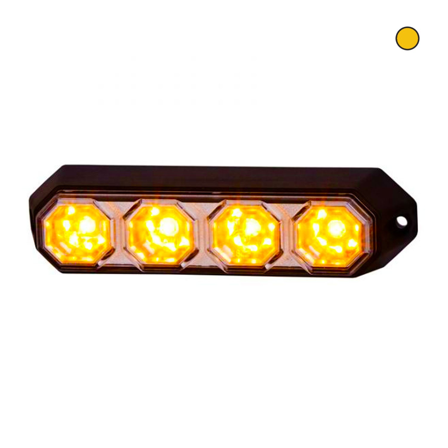 PILOTO ESTROBÓCÓPICO LED AMBAR 12/24V HORPOL HOR 78 LDO 2258