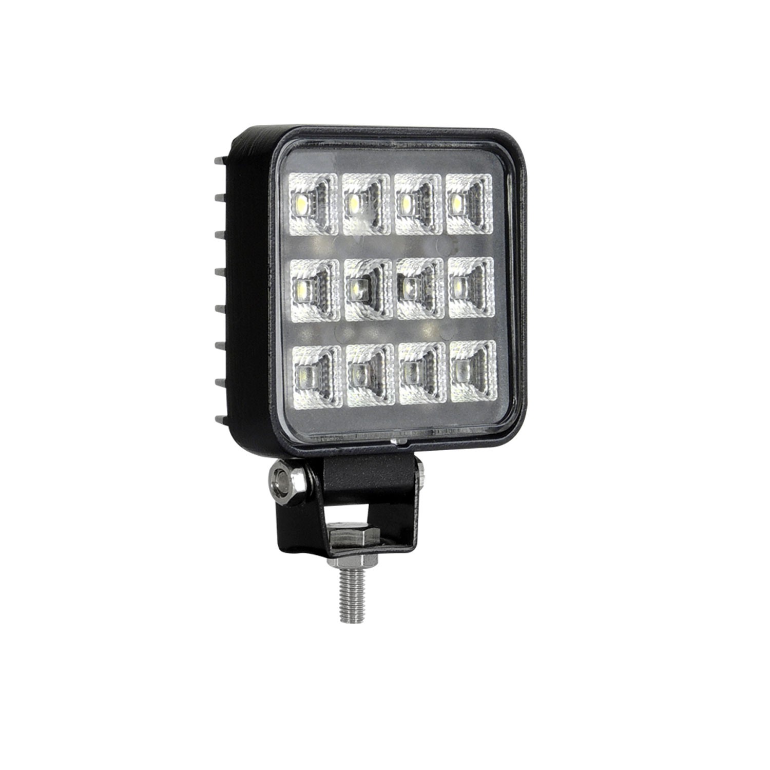 Elemental Guarda la ropa Brillante FARO DE TRABAJO LED 12W CON INTERRUPTOR 12/24V L0152