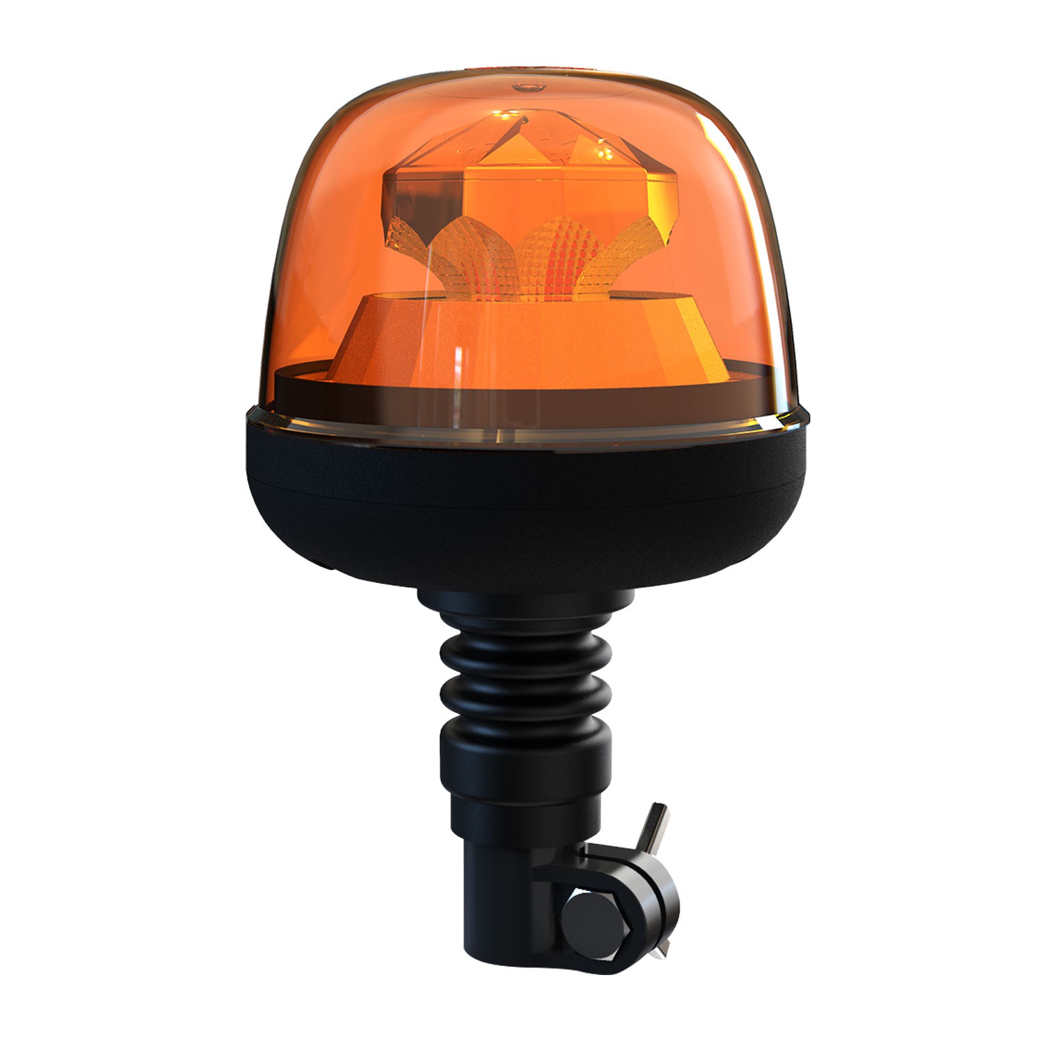 Rotativo LED Naranja con Base 144x96mm ECE R65 12/24v