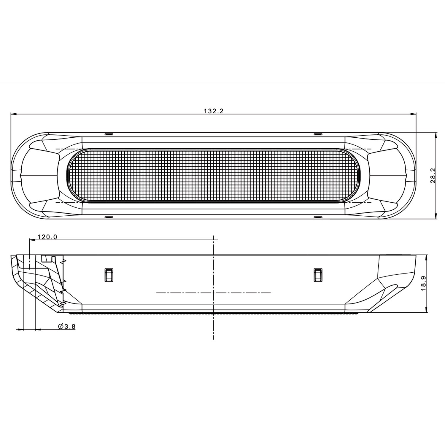 PILOTO TRASERO LED 3 FUNCIONES 12V/24V  FRISTOM FT-330 LED