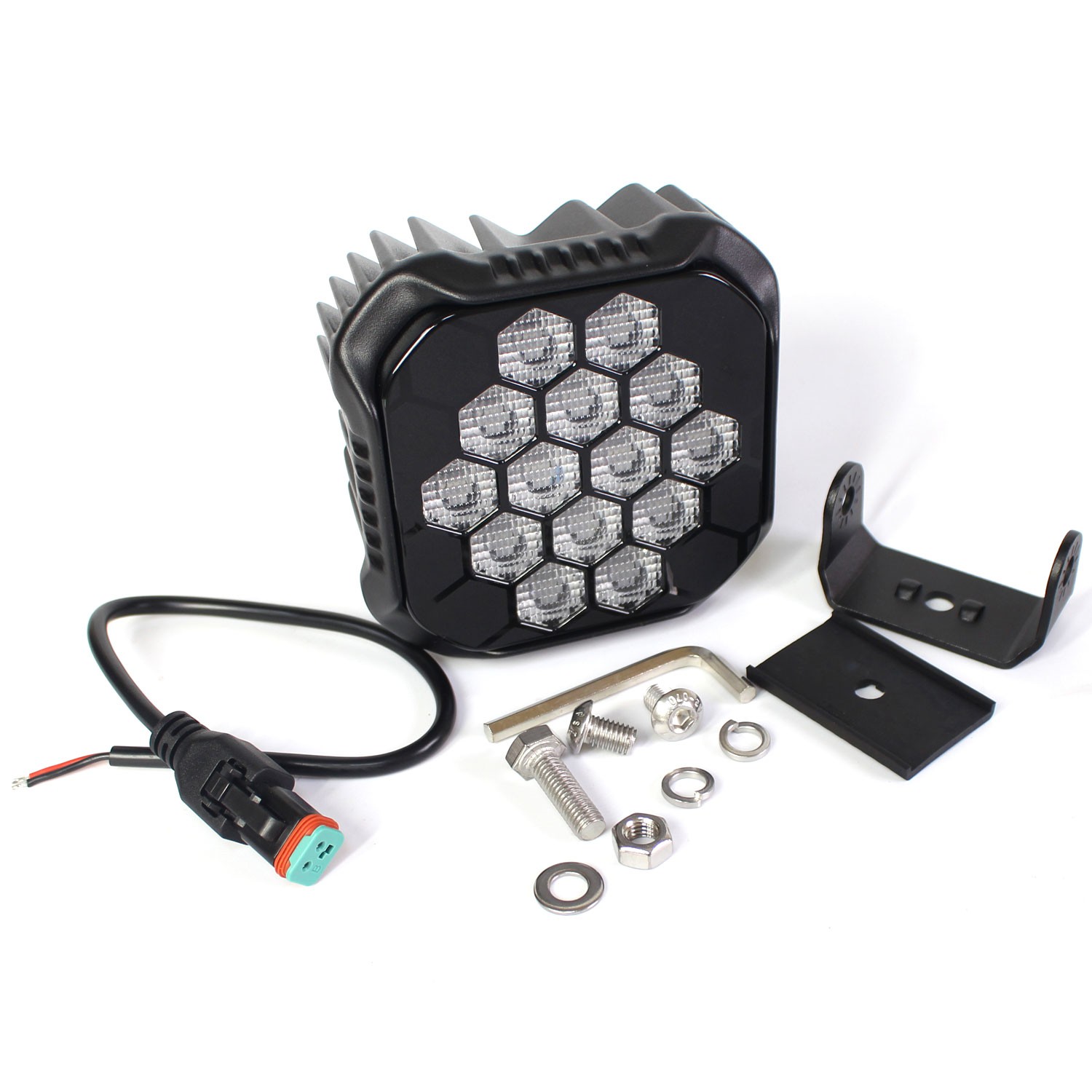 FARO DE TRABAJO LED 75W 5000 LÚMENES 12/24V SUITRON ST4490S HONNEYCOMB