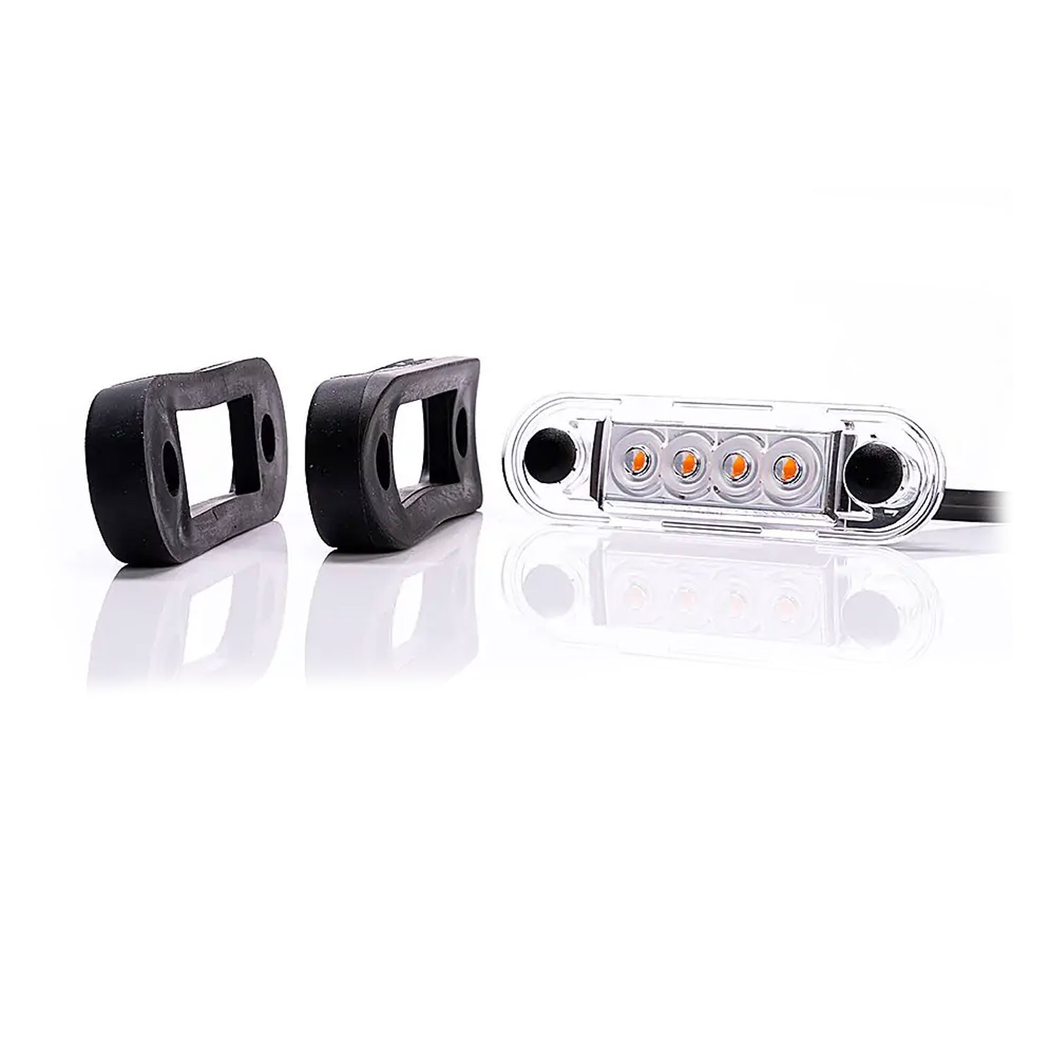 PILOTO LED LUZ DUAL BLANCO/AMBAR 12/24V FRISTOM FT-073 BZ LED