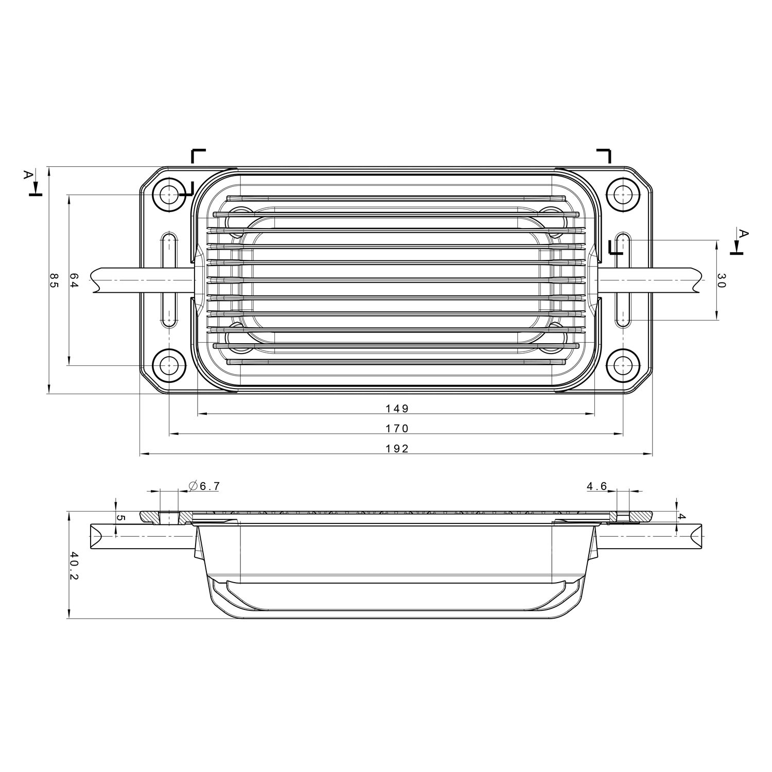MÓDULO DE CONTROL LED 12V 13 POLOS FRISTOM LED CONTROL BOX ALU 13 12V