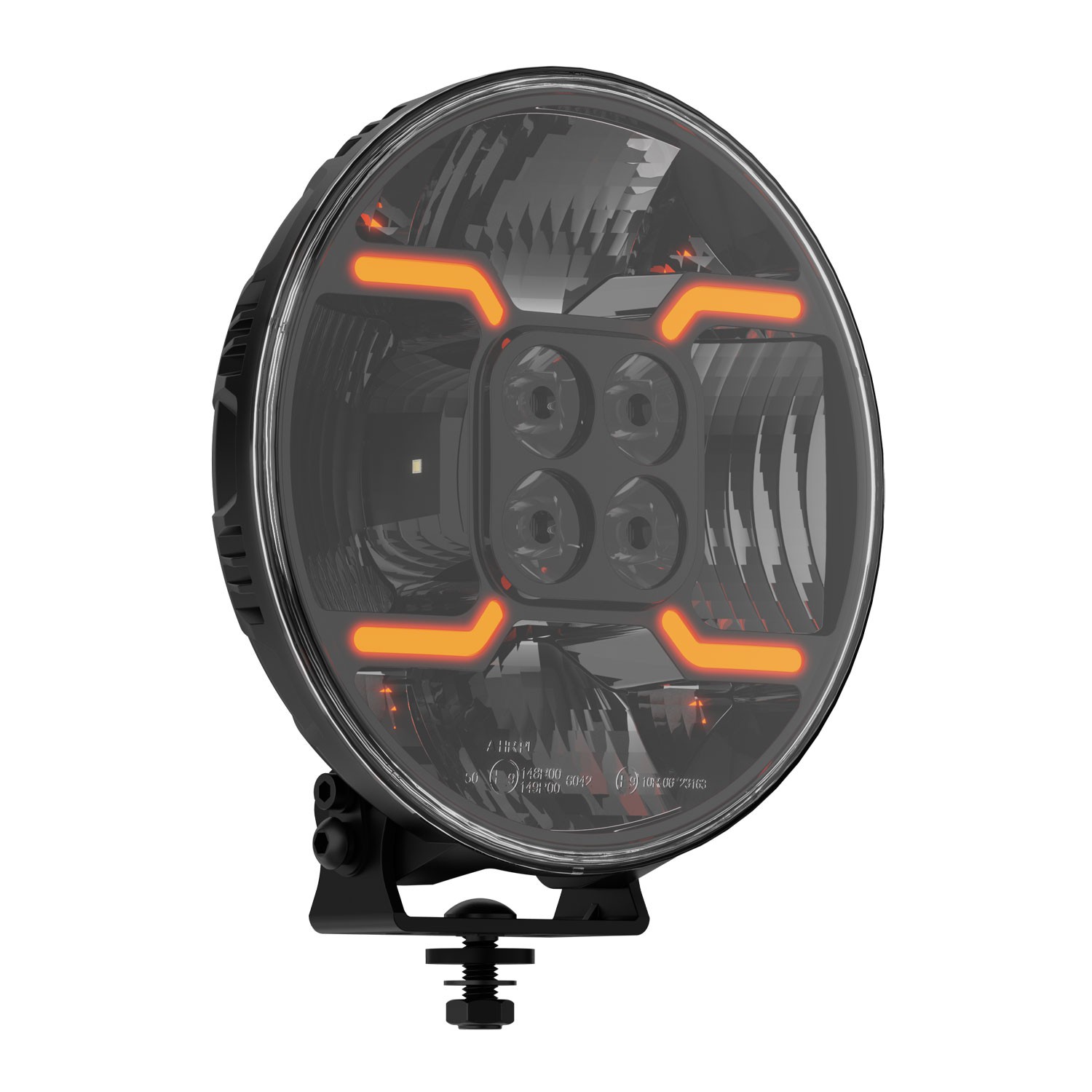 FARO LED 9" 160W 12/24V + LUZ POSICIÓN DUAL BLANCO/AMBAR SUITRON X9 ST1215R