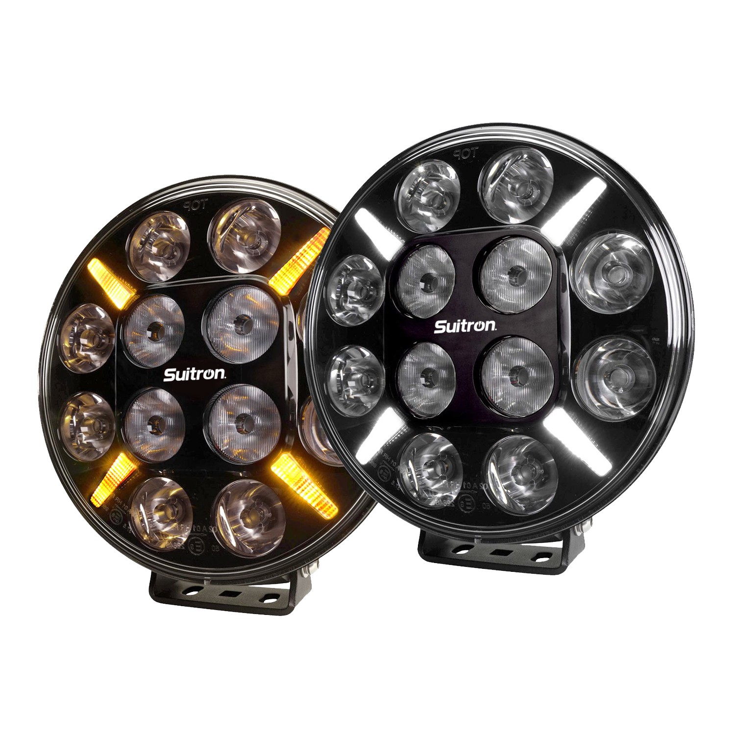 FARO LARGO ALCANCE LED 120W 12/24V + LUZ POSICIÓN BLANCO/AMBAR LEDSON POLLUX9+ GEN2 33491232