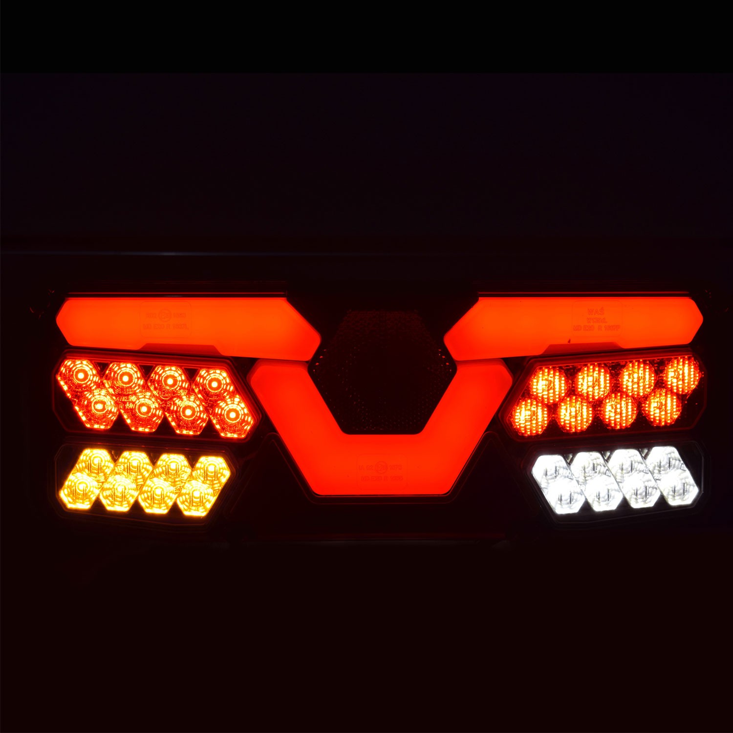 PILOTO TRASERO LED 7 FUNCIONES 12/24V WAS W138 1059/1062