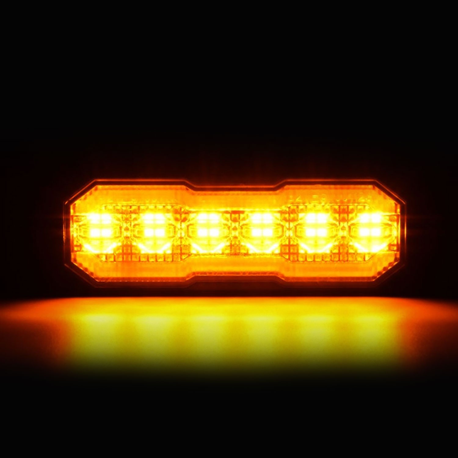 Piloto LED de Posición Rojo con Estroboscópico Ámbar 12-24V Homologado R1/SM1 R10 R65 XA2 – Suitron ST70RA