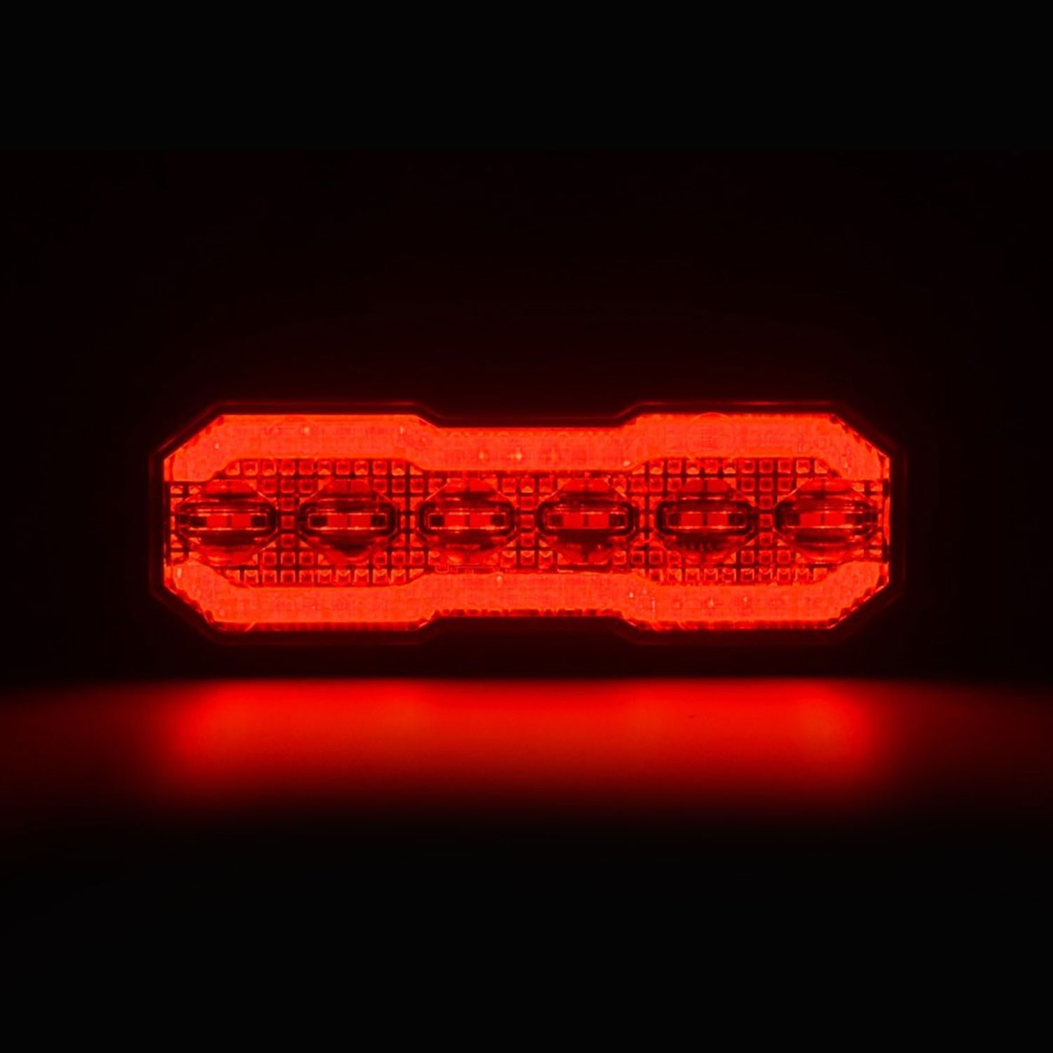 Piloto LED de Posición Rojo con Estroboscópico Ámbar 12-24V Homologado R1/SM1 R10 R65 XA2 – Suitron ST70RA