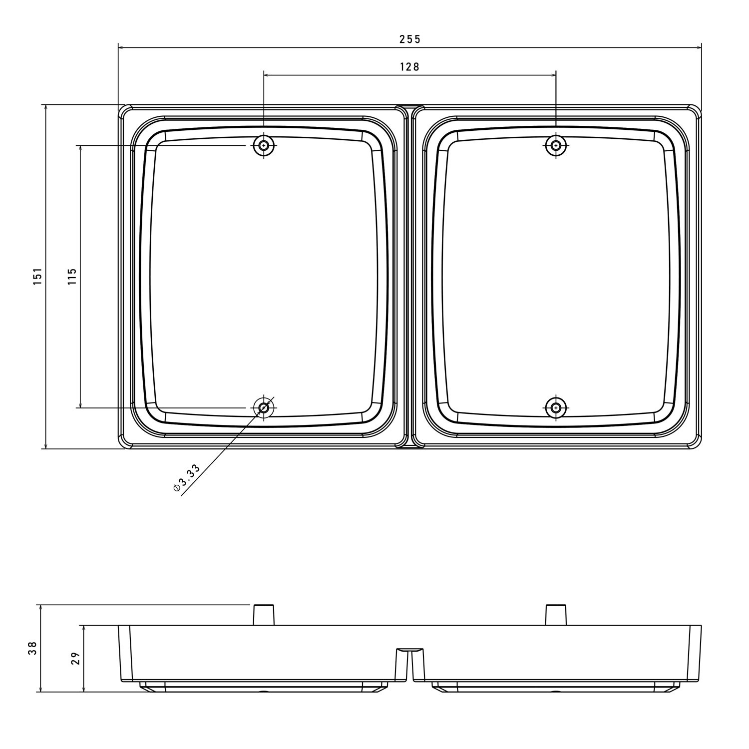 Marco Doble Fristom FT-323/324 FR2