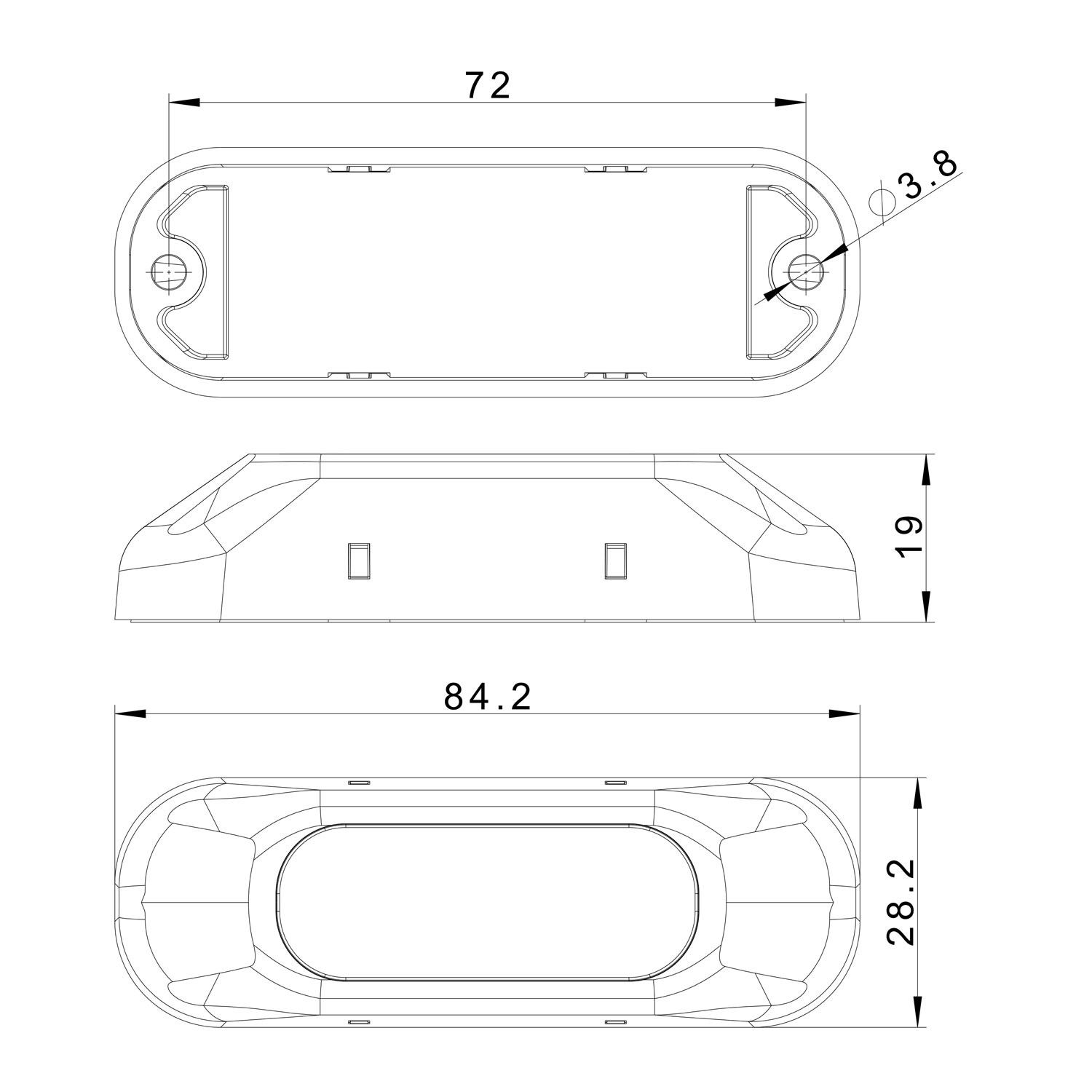 Piloto Intermitente LED – 12-24V – IP69 – Cable 0,15m – Homologado 1, 2a – Fristom FT-211 LED