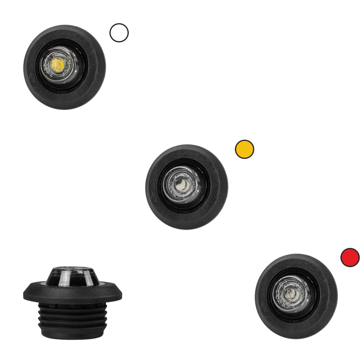 Piloto de Gálibo LED (Blanco, Rojo, Ámbar) 12/24V HORPOL HOR 109G Graphite