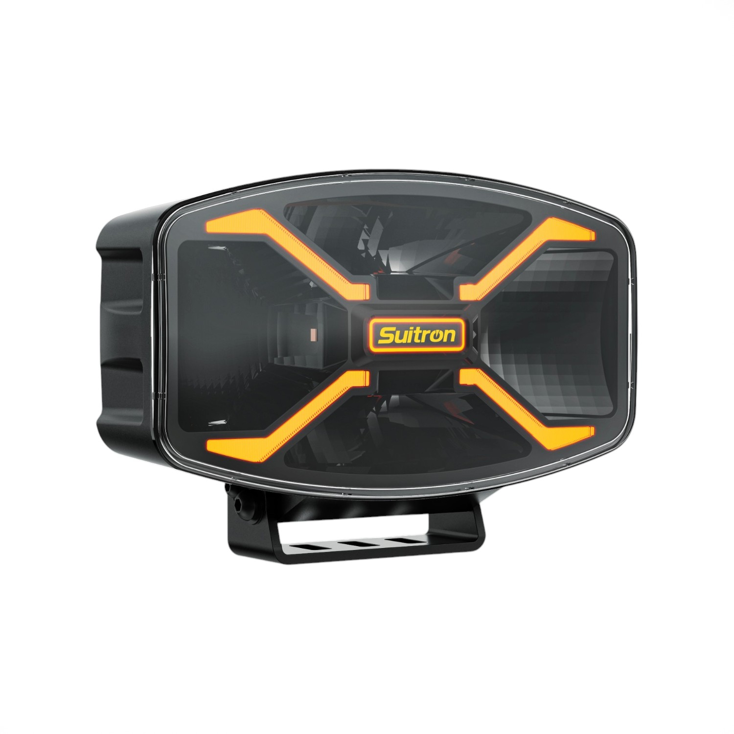FARO DE LARGO ALCANCE LED OVALADO 120W 12/24V LUZ POSICIÓN BLANCO/AMBAR SUITRON X1 ST2510S
