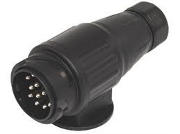 CONECTOR REMOLQUE TIPO 13 POLOS CON 8 PINES IE